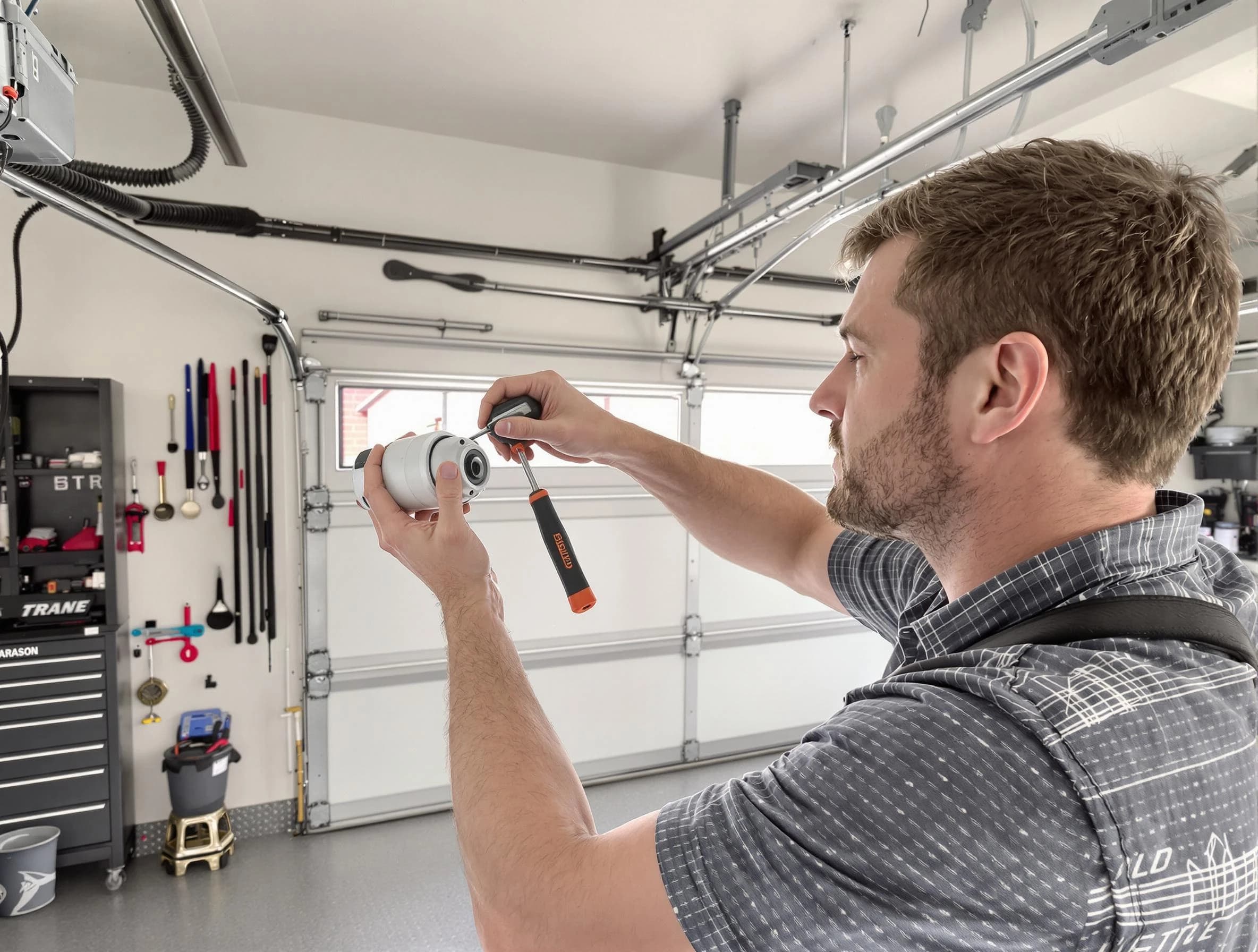 Garage door opener repair service by Pittsburgh Garage Door Repair in Pittsburgh