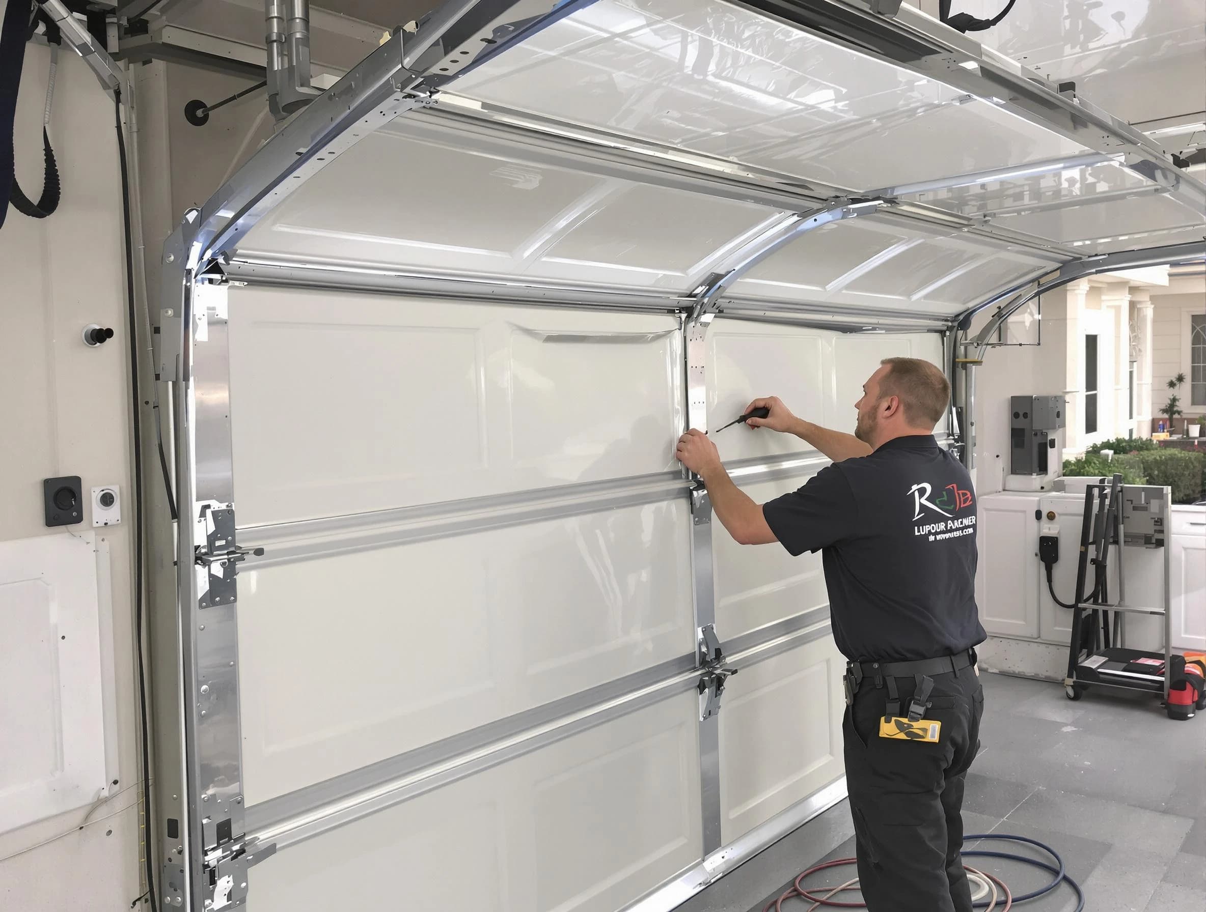 Pittsburgh Garage Door Repair professional performing panel repair in Pittsburgh