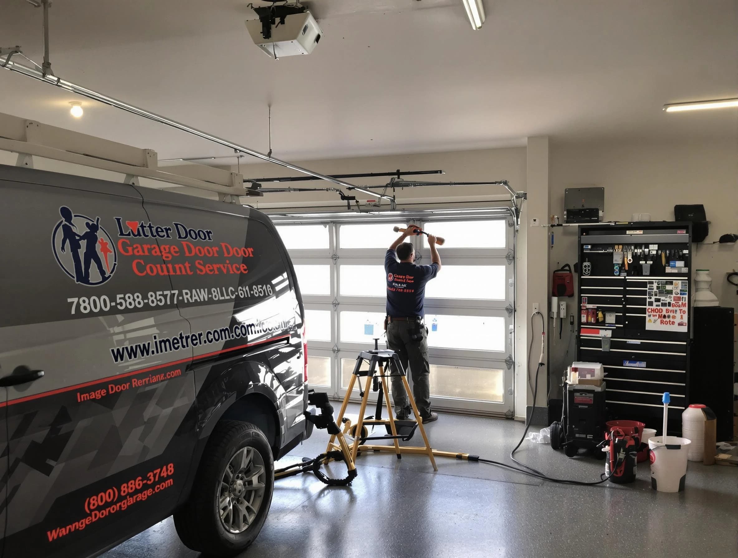 Pittsburgh Garage Door Repair rapid response team performing same-day repair in Pittsburgh