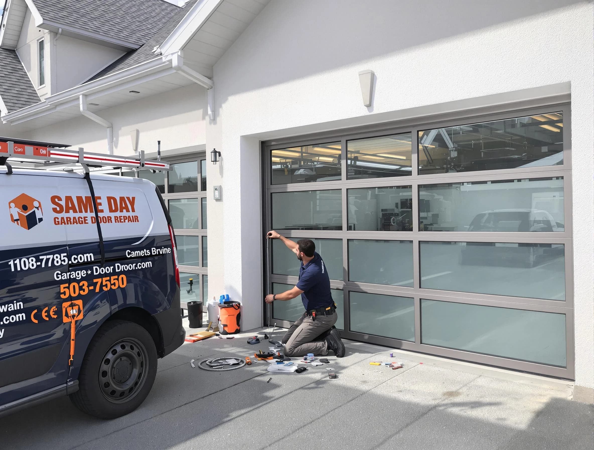 Same-day garage door repair service by Pittsburgh Garage Door Repair in Pittsburgh