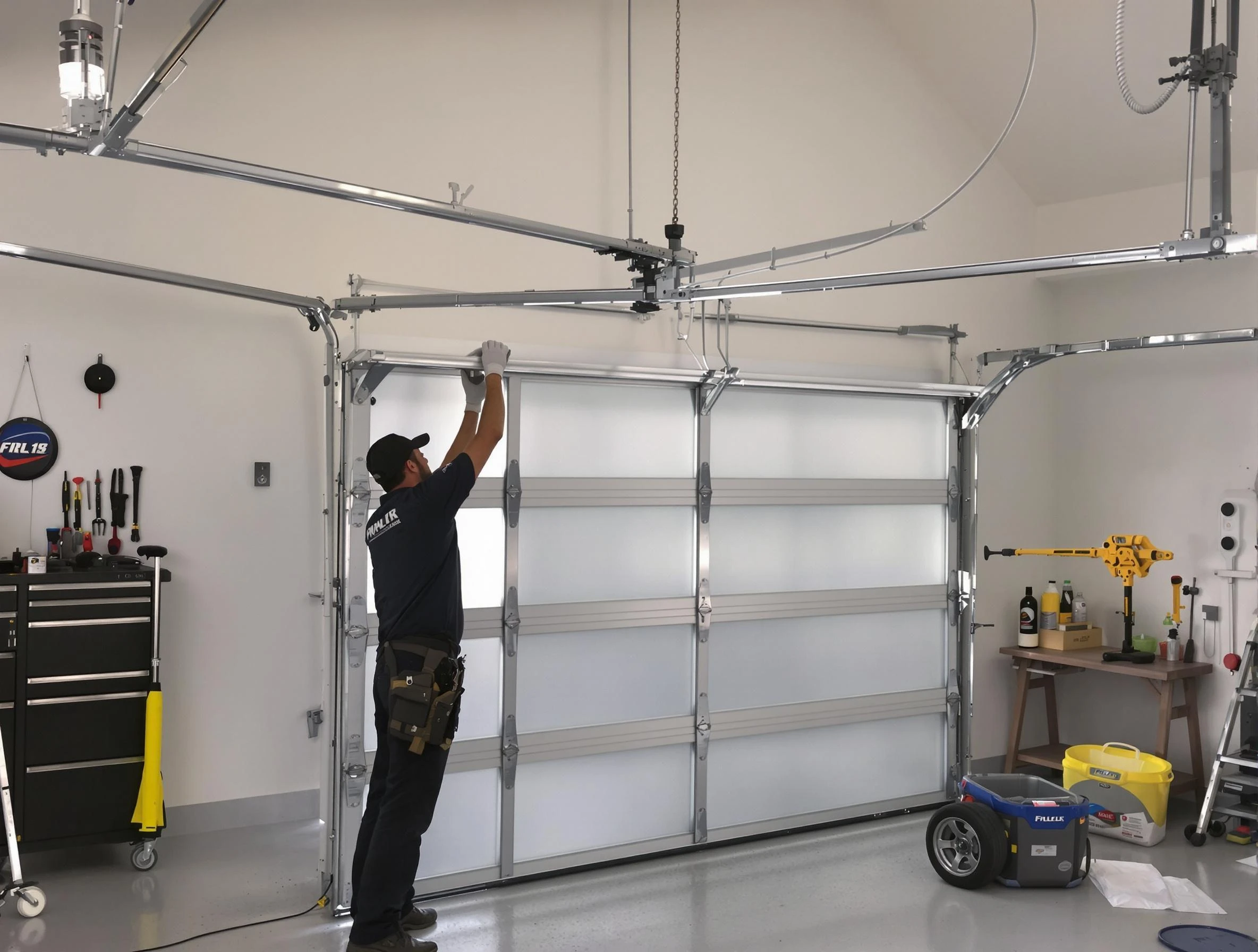 Pittsburgh Garage Door Repair certified team performing precision garage door installation in Pittsburgh