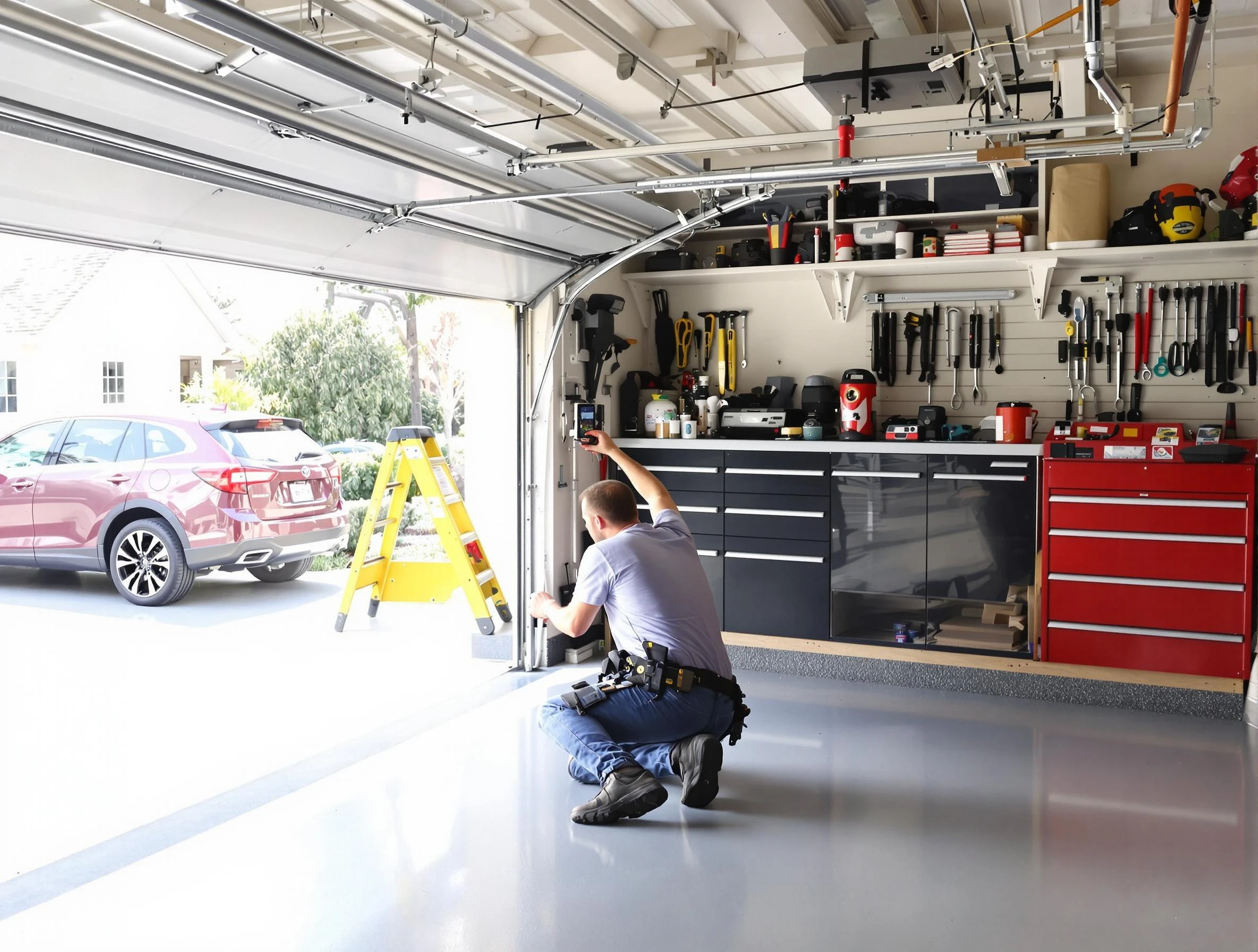 Local garage door repair service by Pittsburgh Garage Door Repair in Pittsburgh